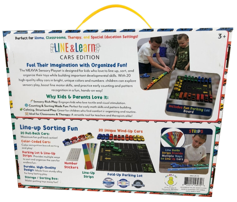 Line & Learn Cars - 20 Car Set