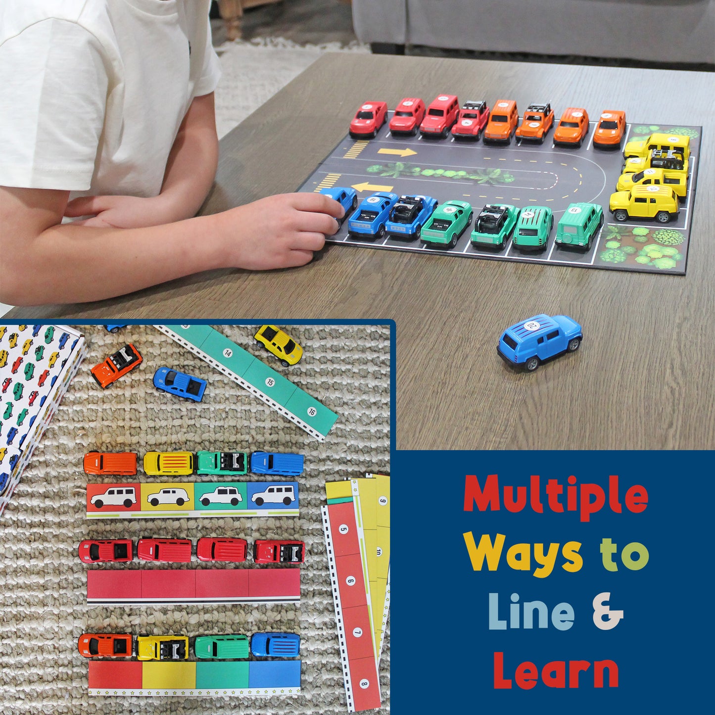 Line & Learn Cars - 20 Car Set